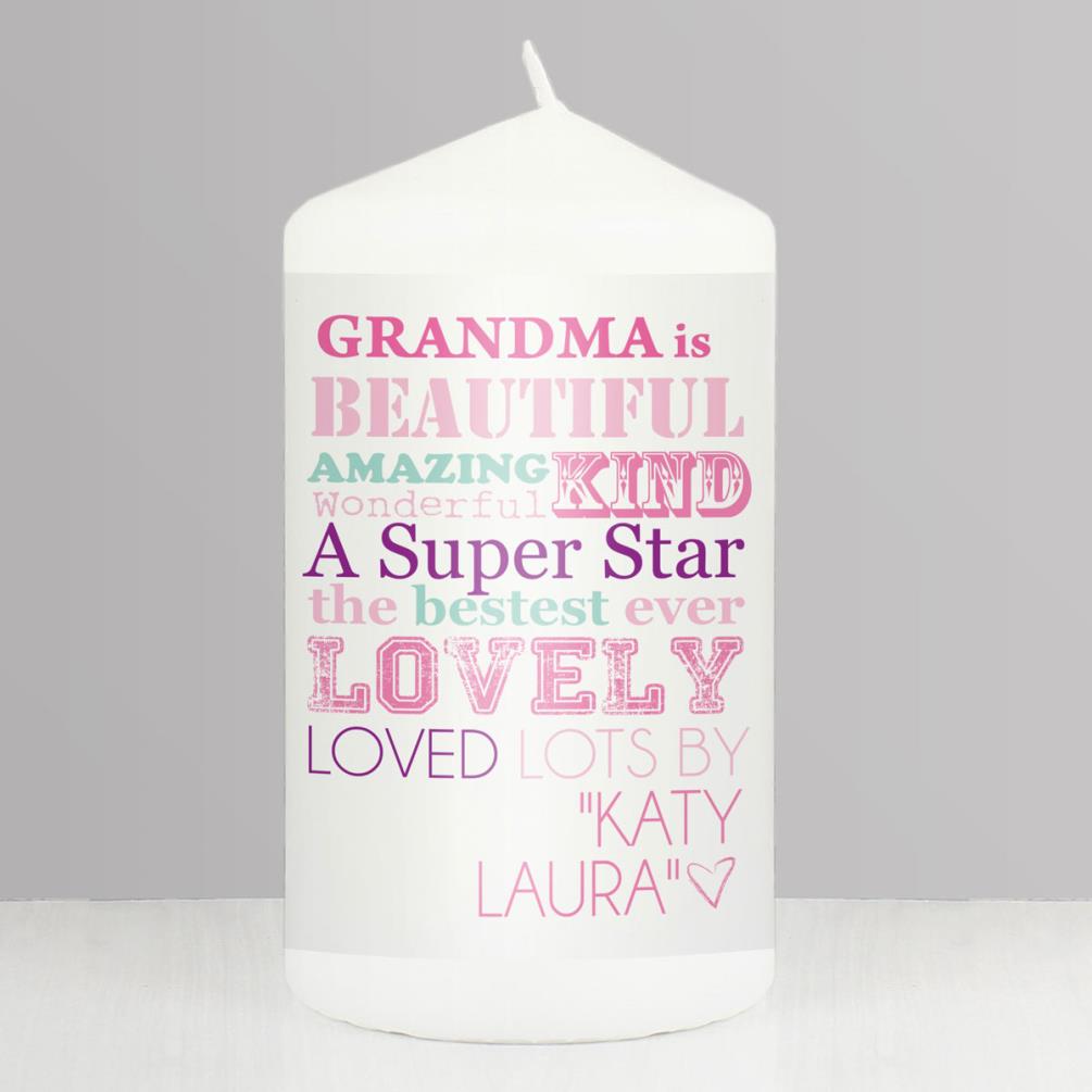 Personalised She Is Loved Pillar Candle Extra Image 1